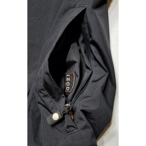 IZOD XFG Long Sleeve V-Neck Black Mesh Lined Golf Windbreaker Pullover Men's M - Picture 5 of 10